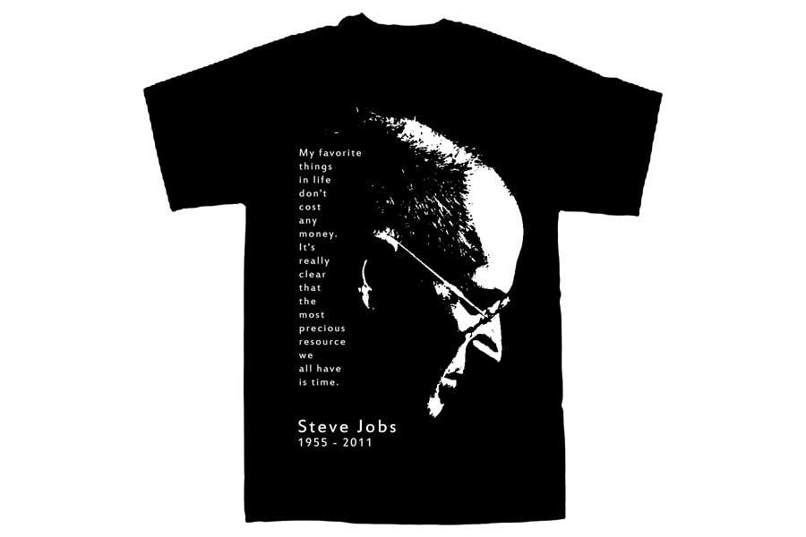 Wettbewerbs Eintrag #45 für                                                 T-shirt Design for IndoPotLuck - Steve Jobs Tribute
                                            