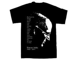 #45 dla T-shirt Design for IndoPotLuck - Steve Jobs Tribute przez Anmech