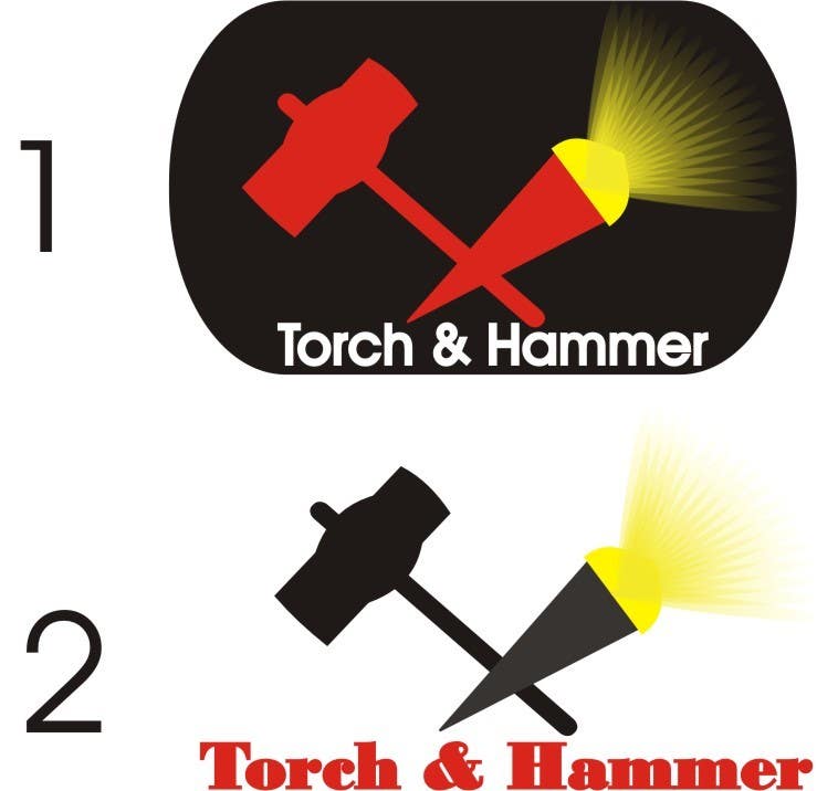 Konkurrenceindlæg #6 for                                                 Design a Logo for Torch and Hammer
                                            