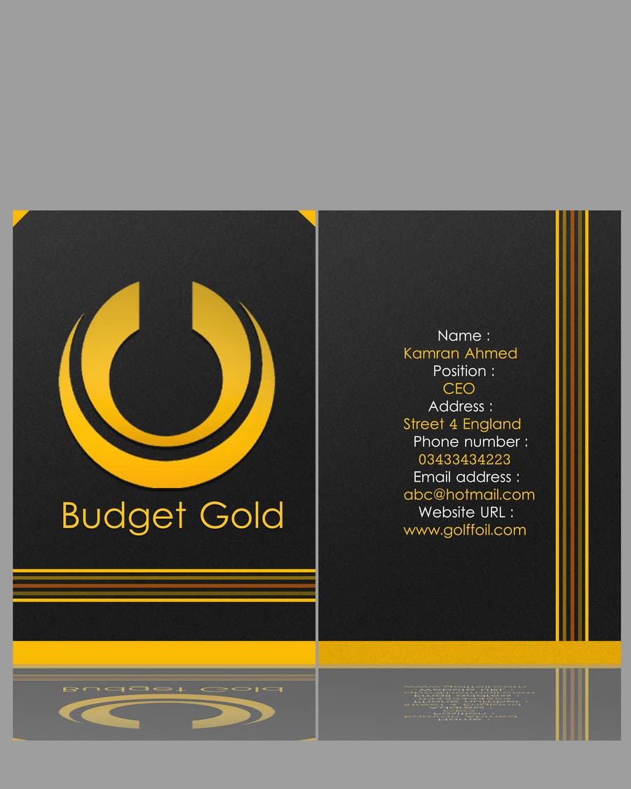Inscrição nº 7 do Concurso para                                                 Design Business Cards for Gold Education & Trading Company
                                            