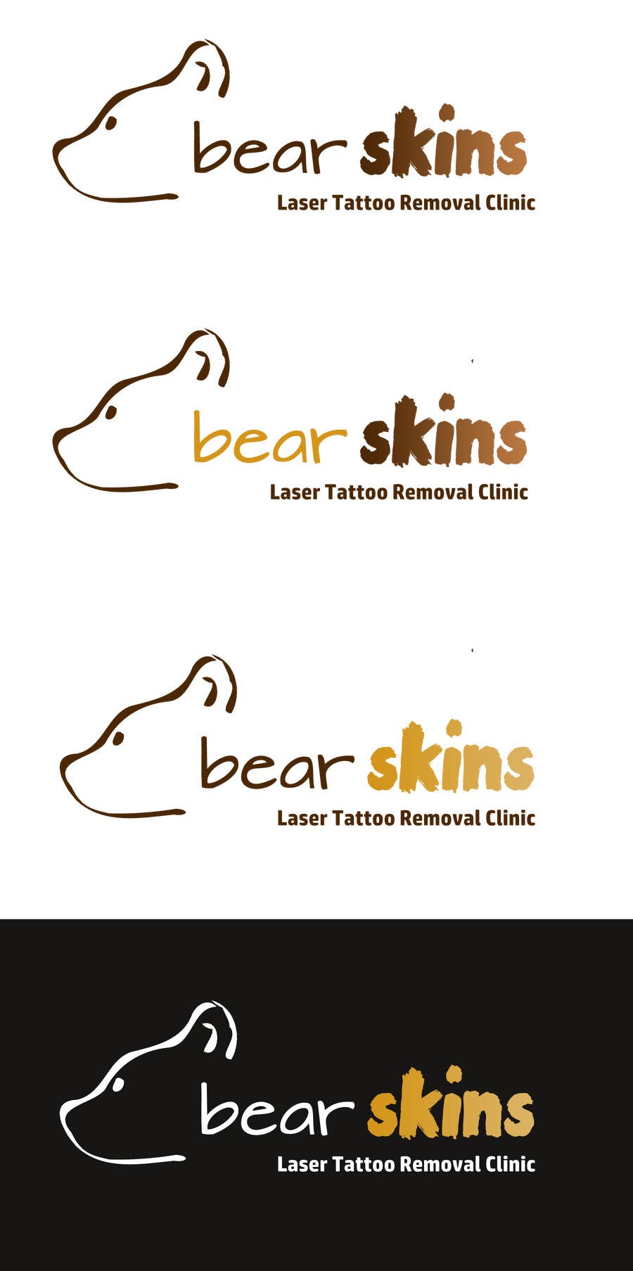 Konkurrenceindlæg #28 for                                                 Design a Logo for Bearskins Laser Tattoo Removal Clinic
                                            