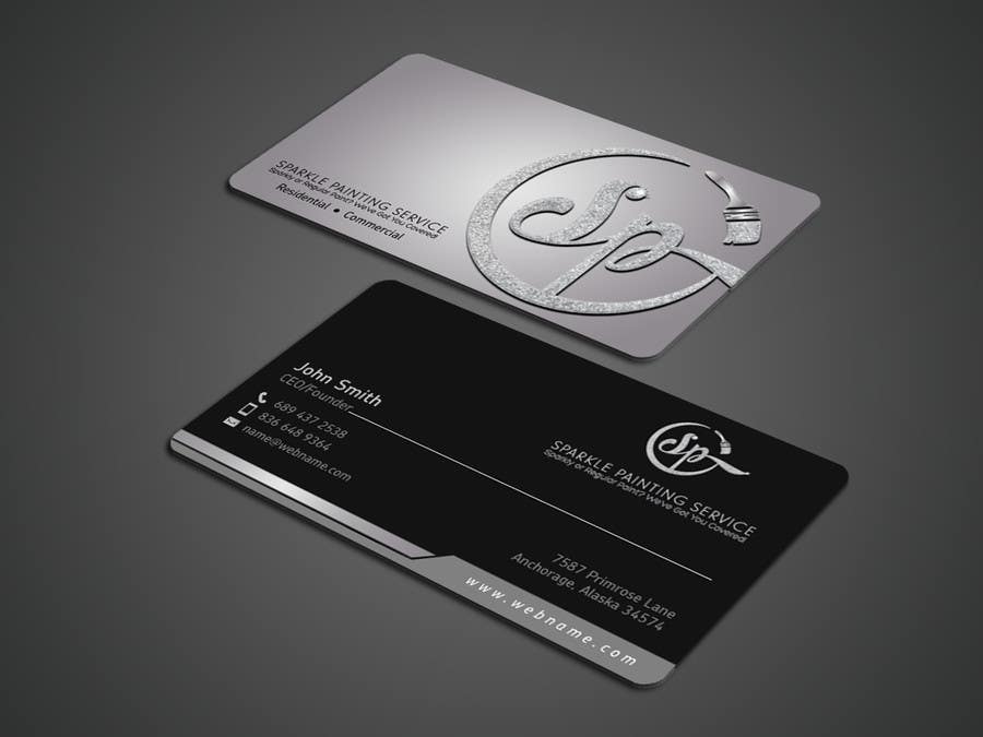 Bài tham dự cuộc thi #26 cho                                                 Design a Website and business cards Mockup for painting company
                                            