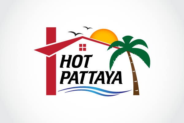 Kilpailutyö #106 kilpailussa                                                 Design a Logo for REAL ESTATE company named: HOTPATTAYA
                                            