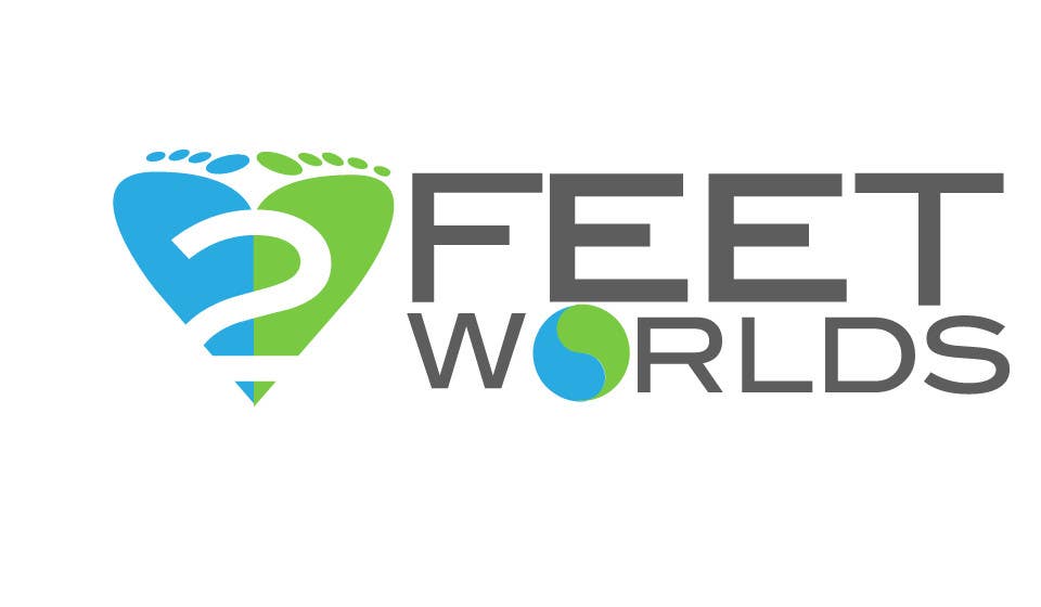 Kilpailutyö #29 kilpailussa                                                 Design a Logo for 2 Feet 2 Worlds
                                            
