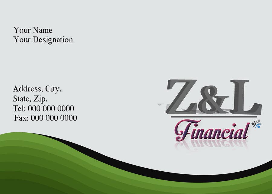 Bài tham dự cuộc thi #16 cho                                                 Design some Business Cards for Z and L financial
                                            