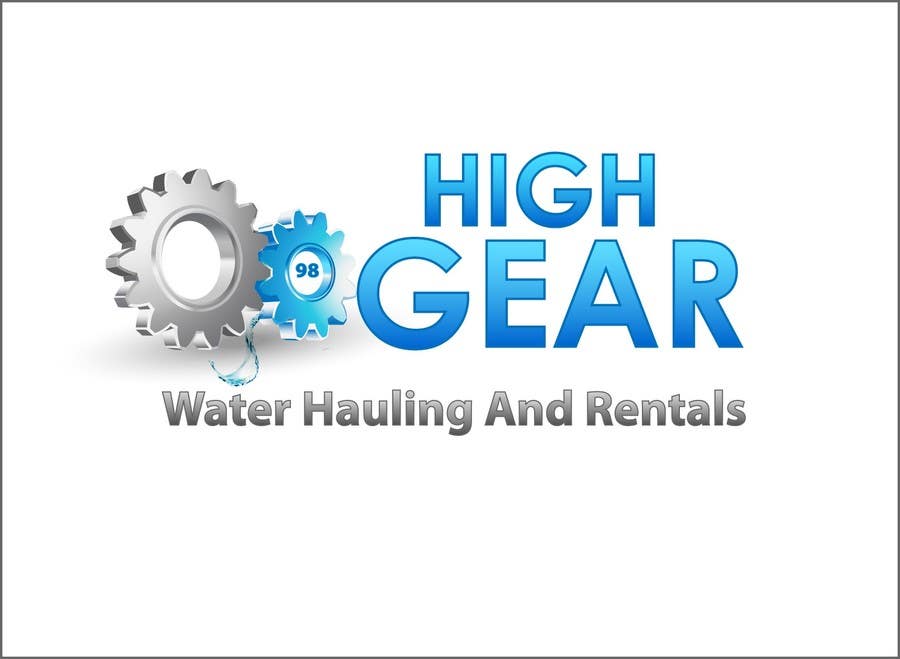 Kilpailutyö #42 kilpailussa                                                 Redesign/revisualization of the current Logo for High Gear Water Hauling & Rentals
                                            