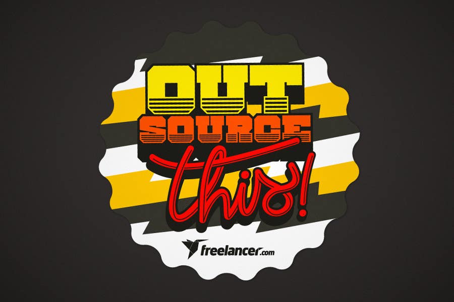 Participación en el concurso Nro.141 para                                                 Logo Design for Want a sticker designed for Freelancer.com "Outsource this!"
                                            