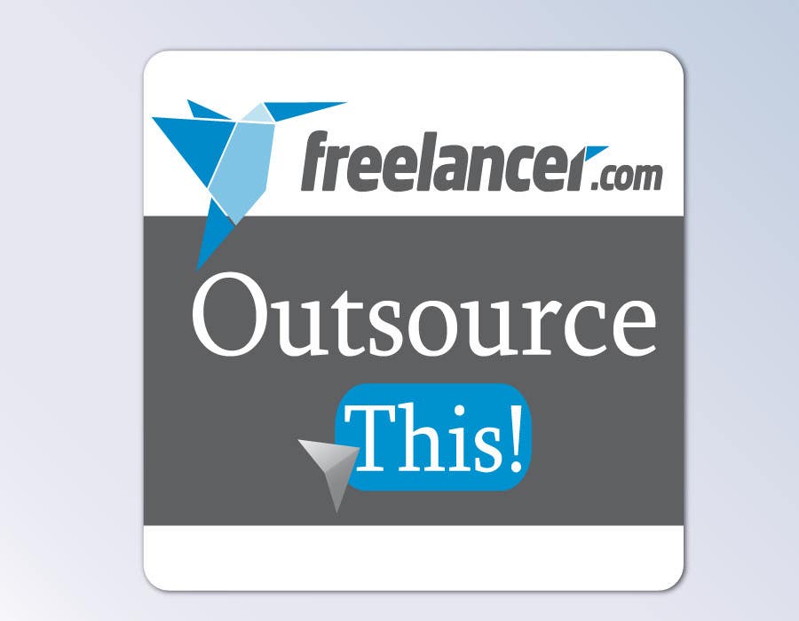 Bài tham dự cuộc thi #195 cho                                                 Logo Design for Want a sticker designed for Freelancer.com "Outsource this!"
                                            