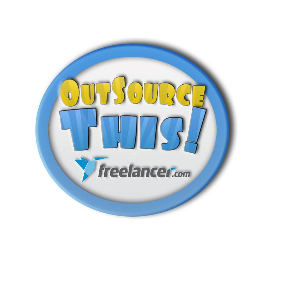 Entri Kontes #320 untuk                                                Logo Design for Want a sticker designed for Freelancer.com "Outsource this!"
                                            