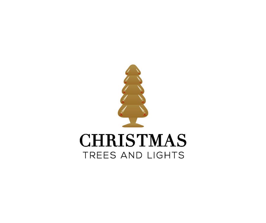 Penyertaan Peraduan #182 untuk                                                 Design a Logo for Christmas Trees and Lights
                                            