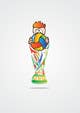 Ảnh thumbnail bài tham dự cuộc thi #22 cho                                                     Create the FIFA Worldcup trophy into a logo
                                                