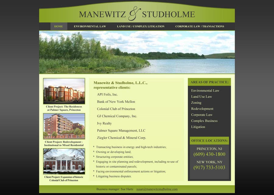 Contest Entry #112 for                                                 Website Design for Manewitz & Studholme LLC
                                            