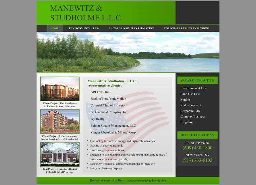 Participación en el concurso Nro.161 para                                                 Website Design for Manewitz & Studholme LLC
                                            