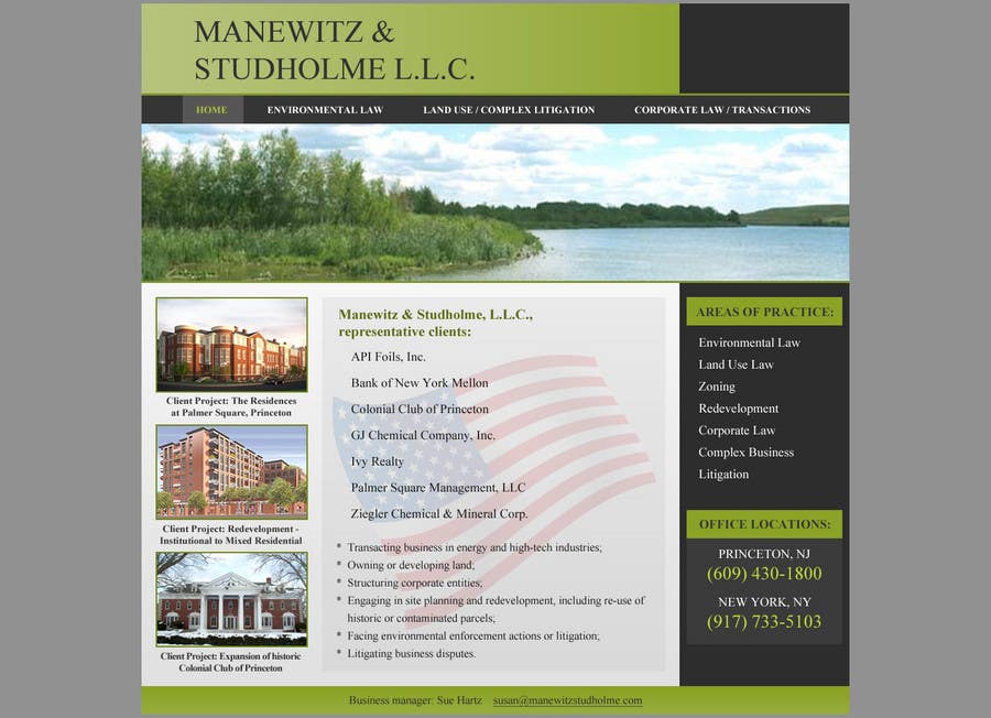 Contest Entry #158 for                                                 Website Design for Manewitz & Studholme LLC
                                            
