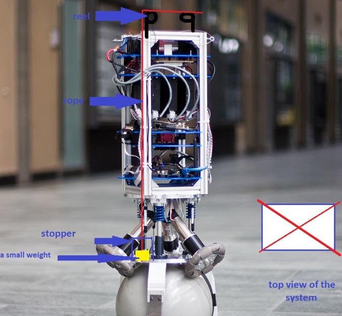 Penyertaan Peraduan #23 untuk                                                 What is the simplest way to make this robot balance
                                            