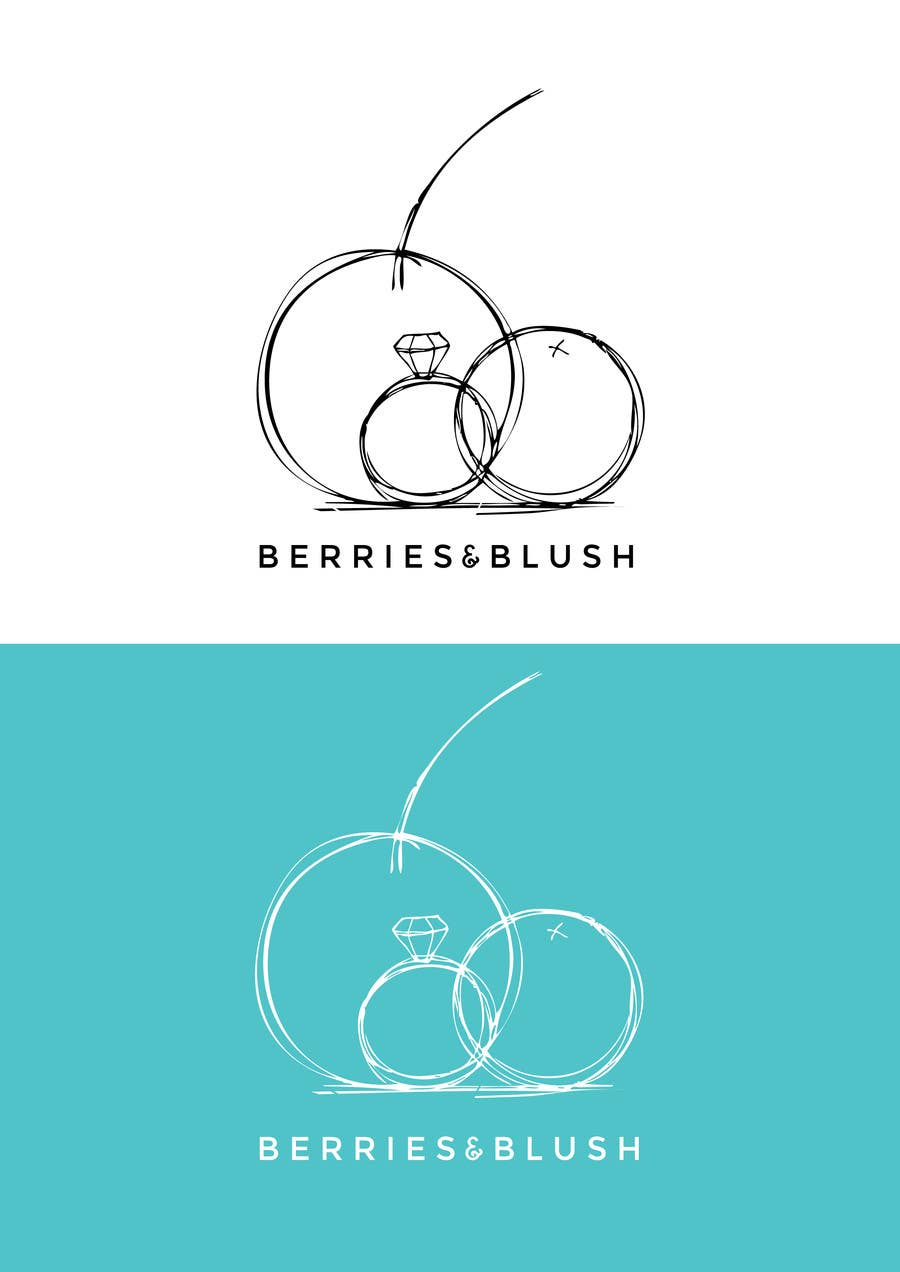Tävlingsbidrag #38 för                                                 Design a Logo for Berries and Blush
                                            