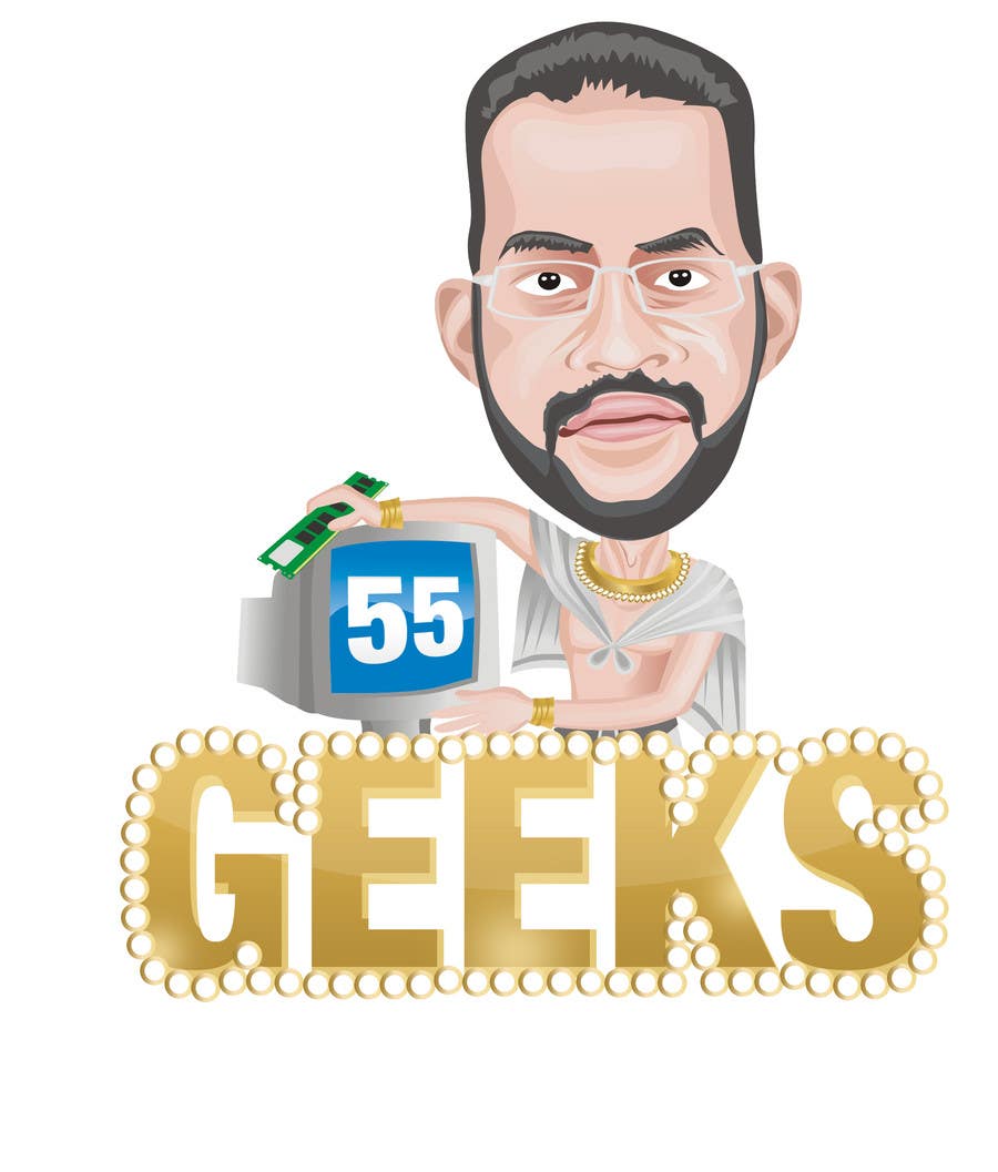 Kilpailutyö #6 kilpailussa                                                 55 Geeks logo design
                                            