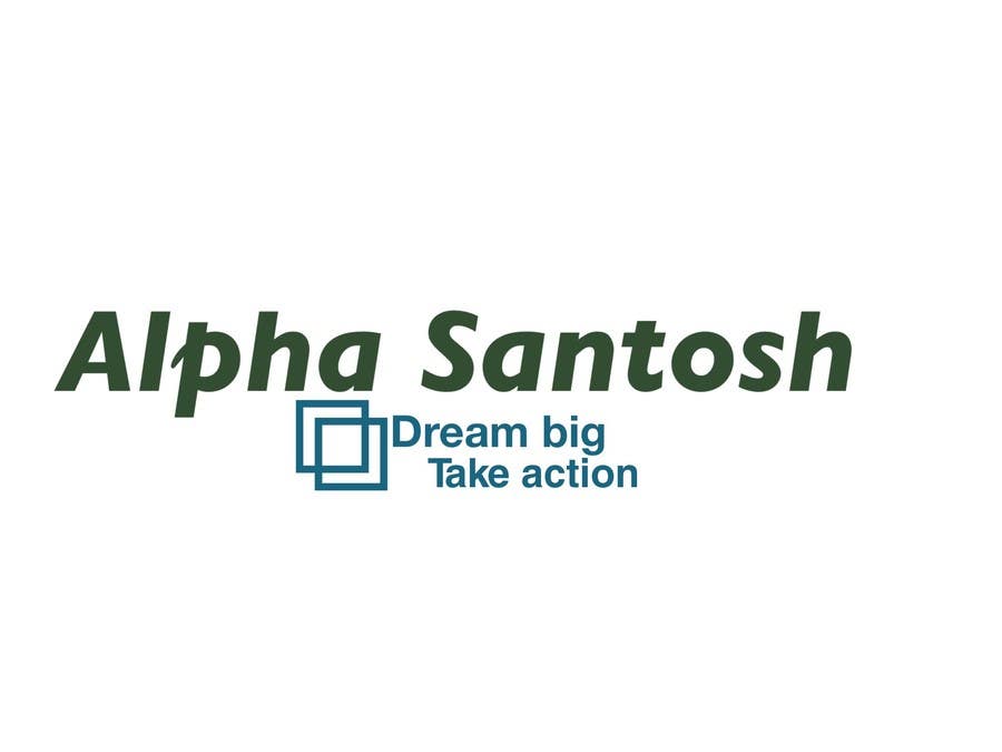Konkurrenceindlæg #8 for                                                 Design a Logo for Alpha Santosh youtube channel
                                            