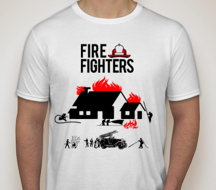 Penyertaan Peraduan #44 untuk                                                 Design a T-Shirt for FireFashion (firefighter theme)
                                            