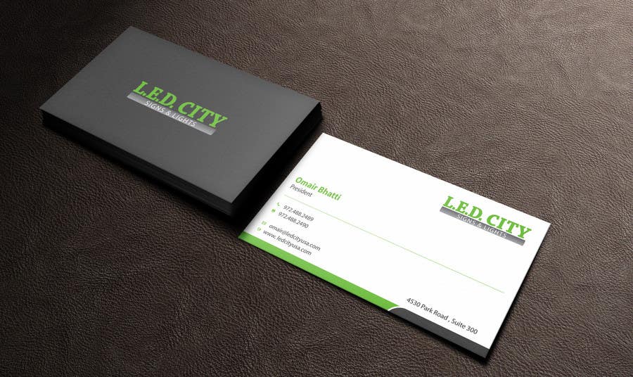 Contest Entry #56 for                                                 LED LIGHTING Business card Opportunity
                                            