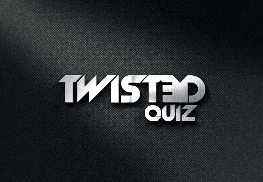 Penyertaan Peraduan #17 untuk                                                 Twisted Quiz Logo
                                            