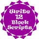 Imej kecil Penyertaan Peraduan #3 untuk                                                     Write12BlockScripts
                                                