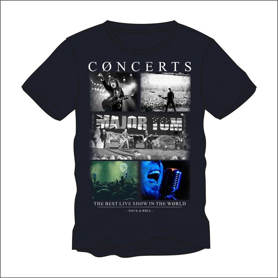 Penyertaan Peraduan #25 untuk                                                 Design a T-Shirt for  Rock Bands and other Popular Music
                                            