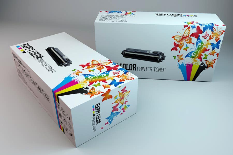 Wettbewerbs Eintrag #15 für                                                 Create Print and Packaging Designs for HAPPY COLOR Printer toner box
                                            