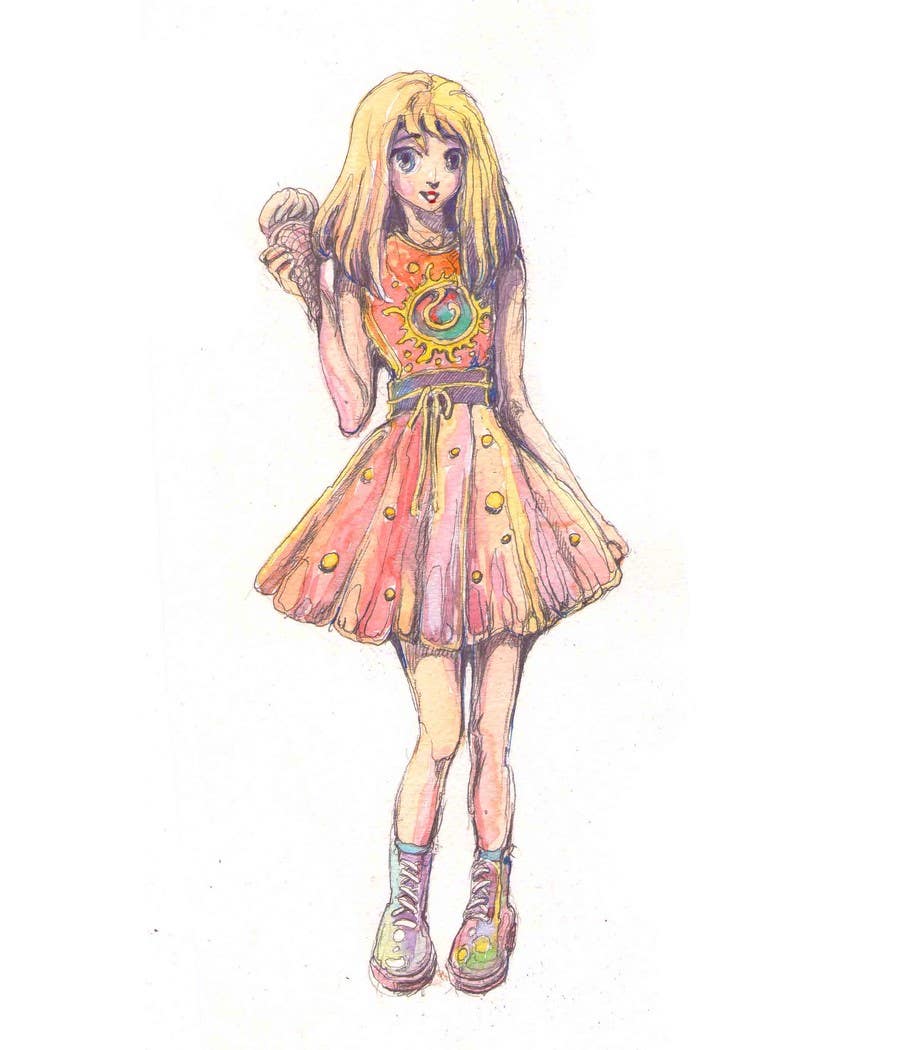 Participación en el concurso Nro.19 para                                                 Creation and Illustration of a Mascot (Must be a Manga Girl)
                                            