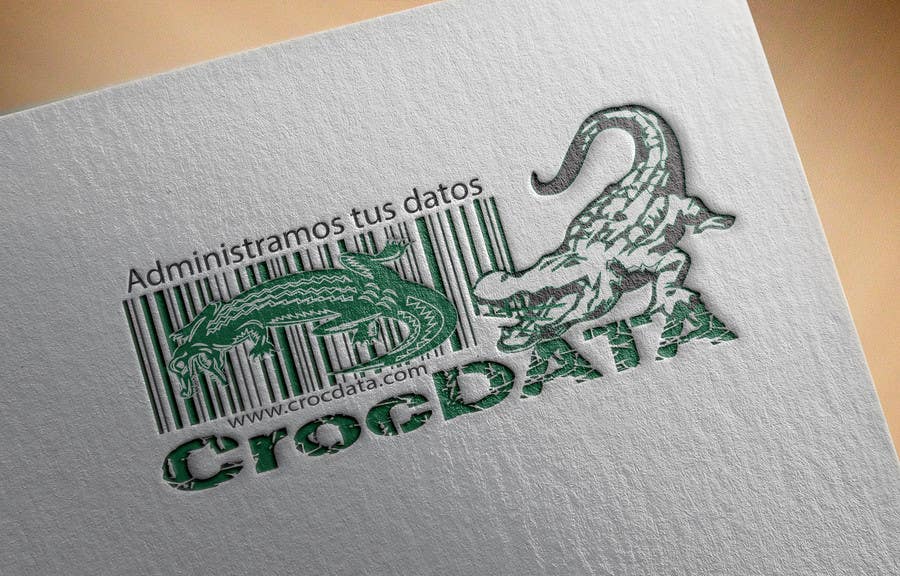 Penyertaan Peraduan #88 untuk                                                 Logo for CrocDATA a website for barcodes
                                            