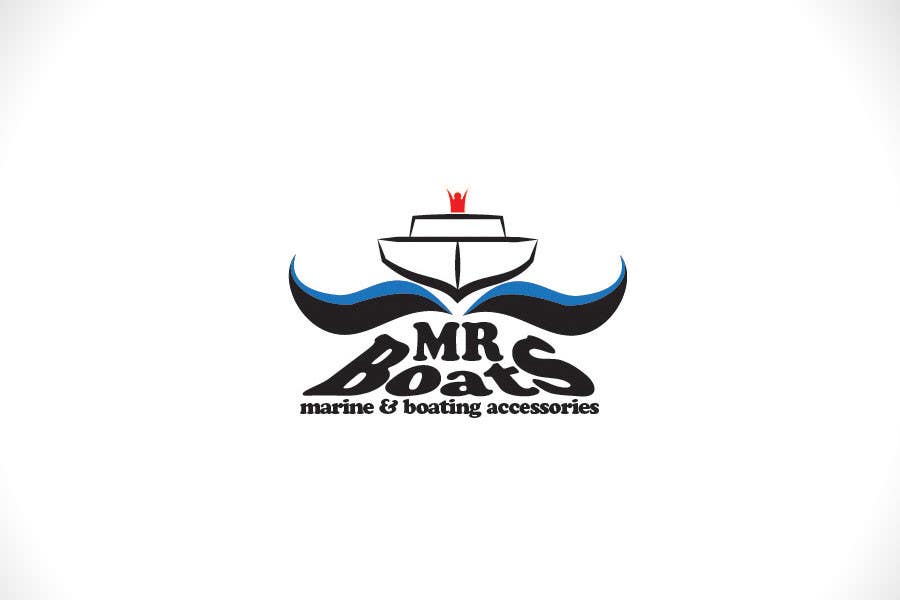 Penyertaan Peraduan #301 untuk                                                 Logo Design for mr boats marine accessories
                                            
