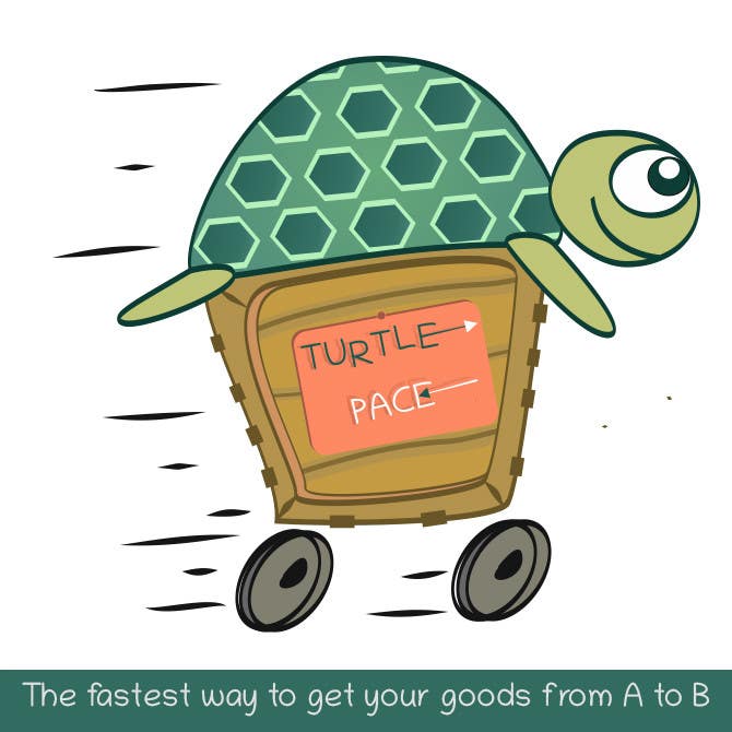 Penyertaan Peraduan #35 untuk                                                 TurtlePace Logo Design
                                            