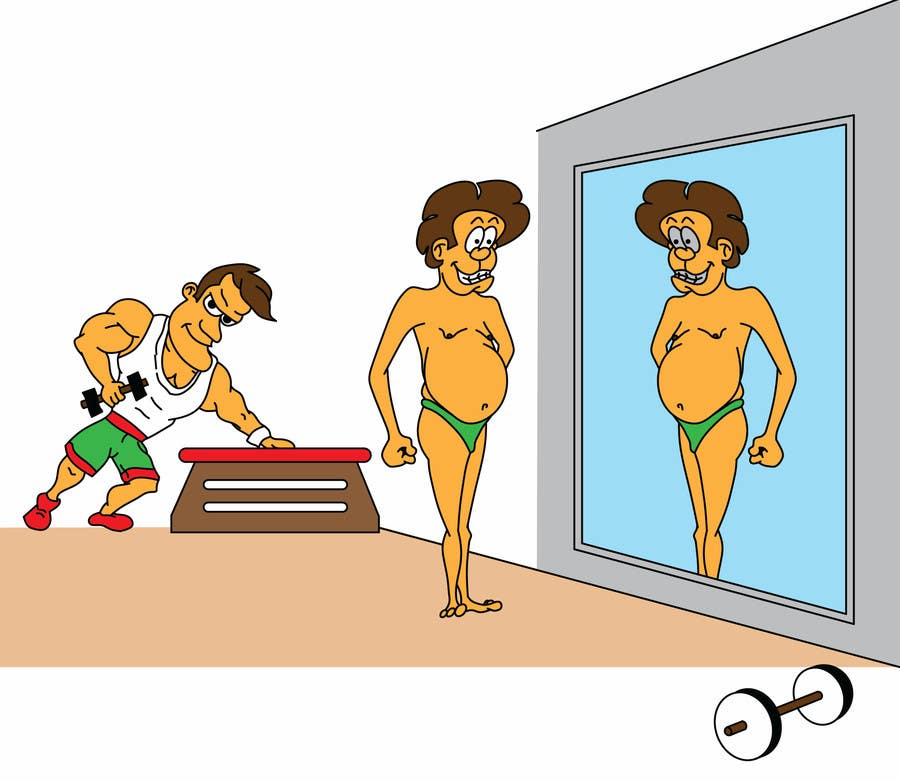 Entry #11 by dennisDW for paint me a colored photo cartoon of a funny  (loony) gym | Freelancer