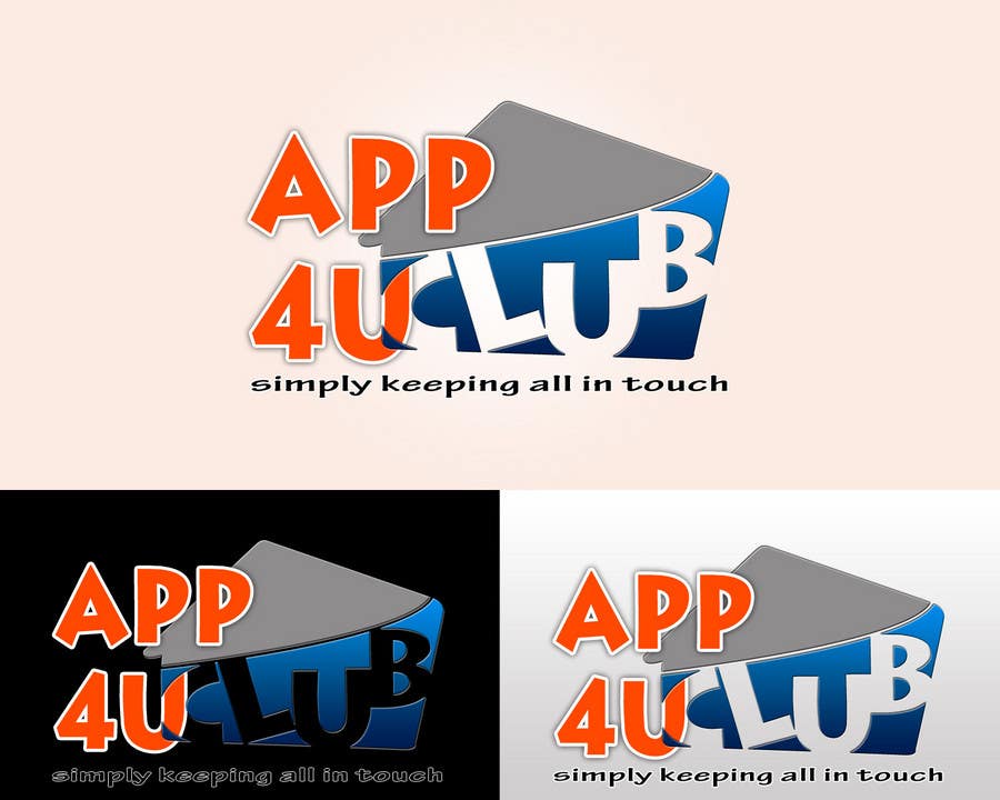 Natečajni vnos #244 za                                                 Logo Design for App 4 u Club
                                            