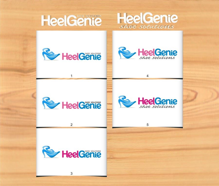 Kilpailutyö #52 kilpailussa                                                 Heel Genie Logo Competition
                                            