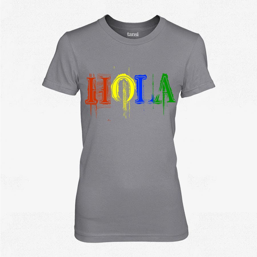 Proposition n°230 du concours                                                 Design a T-Shirt - Spanish Hello - Hola
                                            