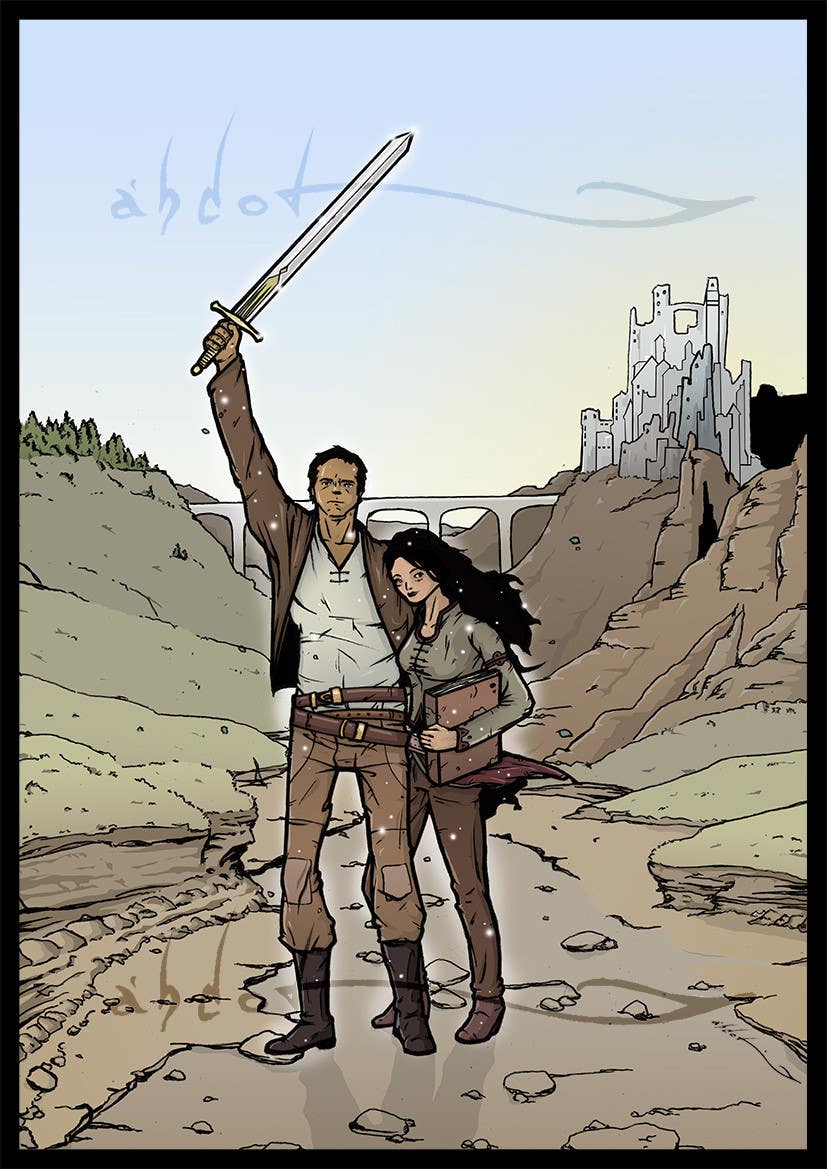 Penyertaan Peraduan #34 untuk                                                 Fantasy Novel Coverpage Illustration
                                            