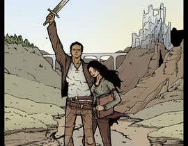 #35 untuk Fantasy Novel Coverpage Illustration oleh abdolilustrador