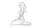 Contest Entry #20 thumbnail for                                                     Good vs Bad Meditation Posture - 2 illustrations
                                                
