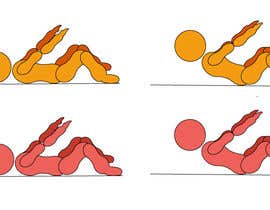 #10 untuk stickman workout illustration design oleh swati14