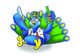 Konkurrenceindlæg #17 billede for                                                     Boozy Peacock Mascot Design
                                                