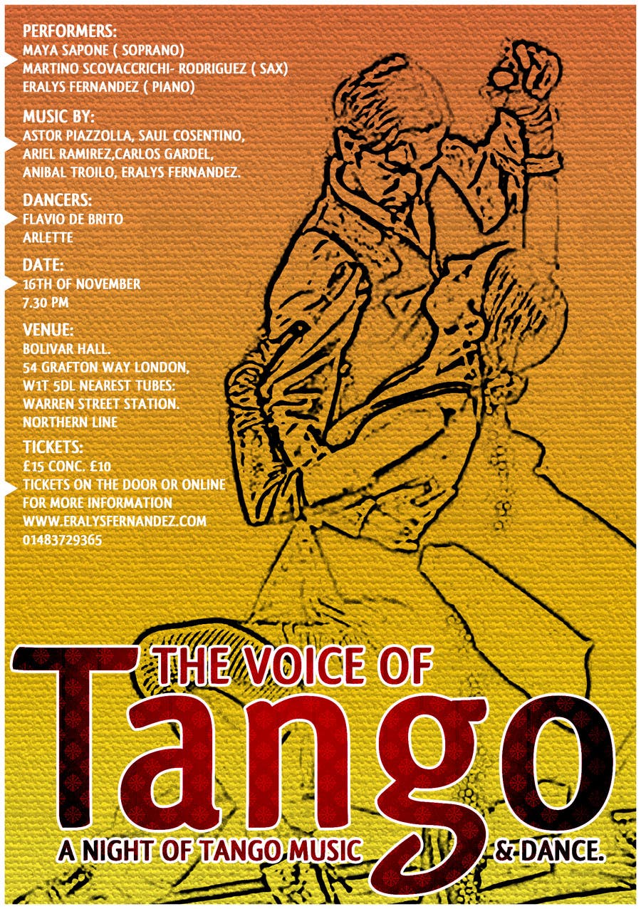 Kilpailutyö #25 kilpailussa                                                 The Voice of Tango
                                            