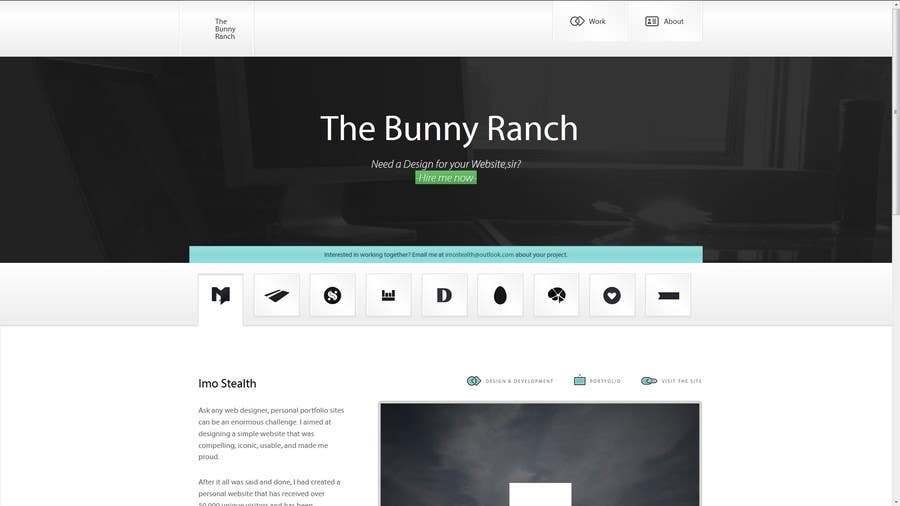 Kilpailutyö #10 kilpailussa                                                 Build a Website for The Bunny Ranch
                                            