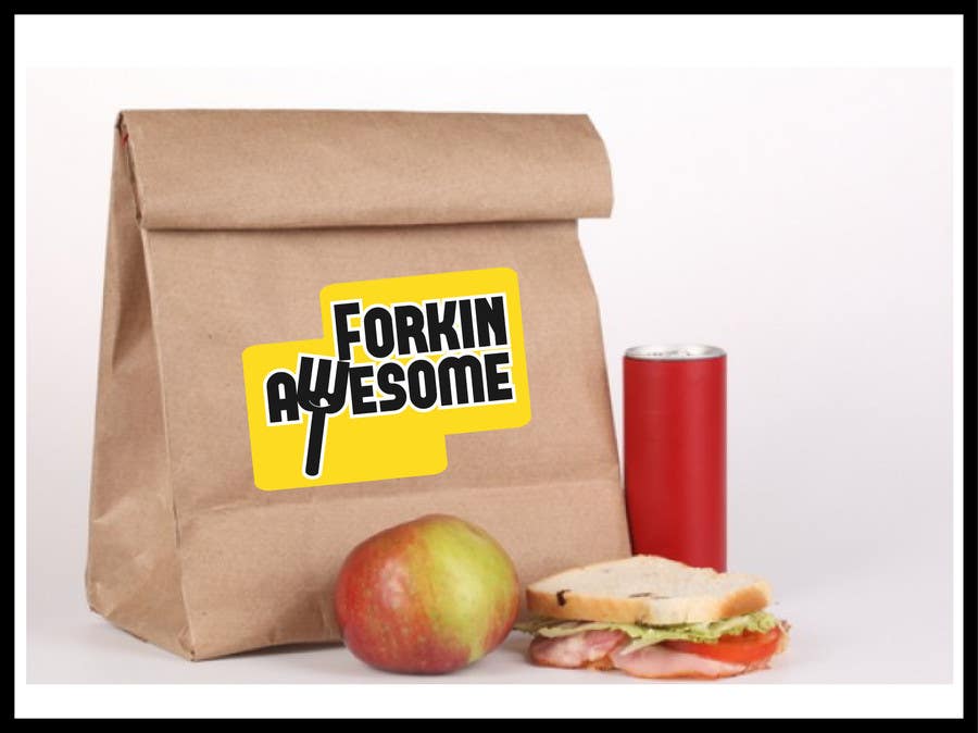 Penyertaan Peraduan #44 untuk                                                 A Fork logo that loves amazing/awesome street food
                                            