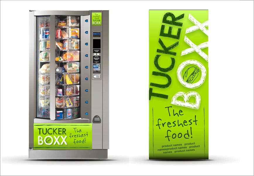 Entri Kontes #111 untuk                                                Graphic Design (logo, signage design) for TuckerBoxx fresh food vending machines
                                            