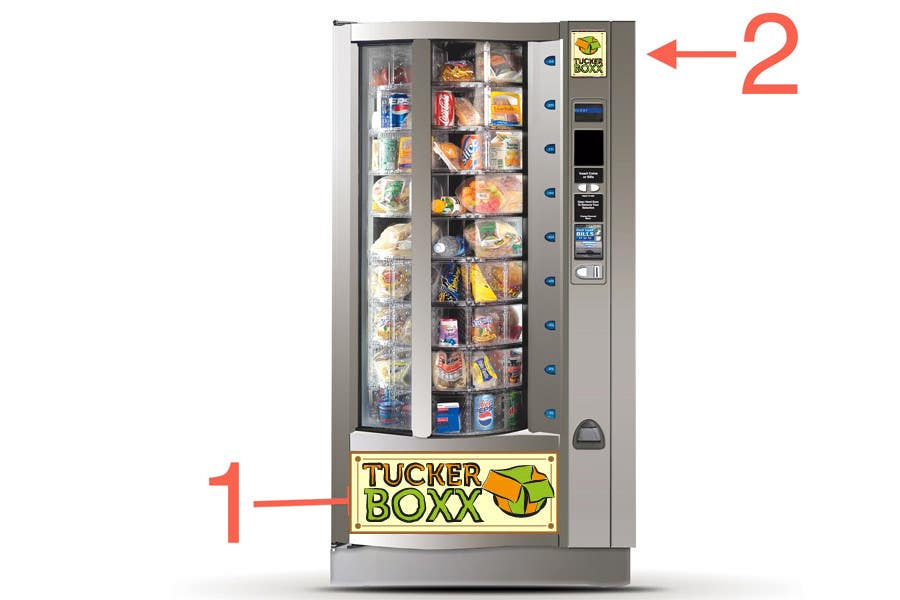 Wettbewerbs Eintrag #84 für                                                 Graphic Design (logo, signage design) for TuckerBoxx fresh food vending machines
                                            