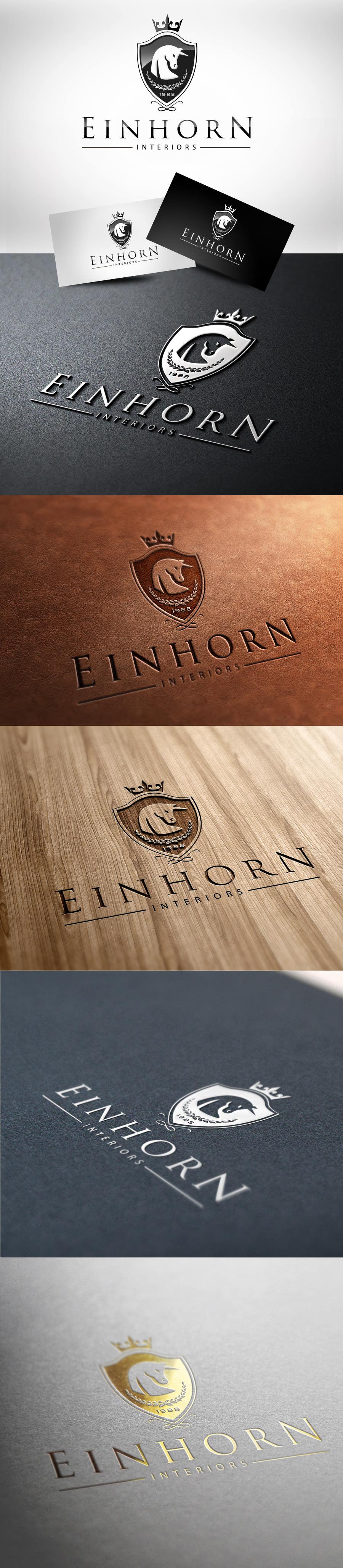 Penyertaan Peraduan #307 untuk                                                 Design eines Logos for EINHORN Interiors
                                            