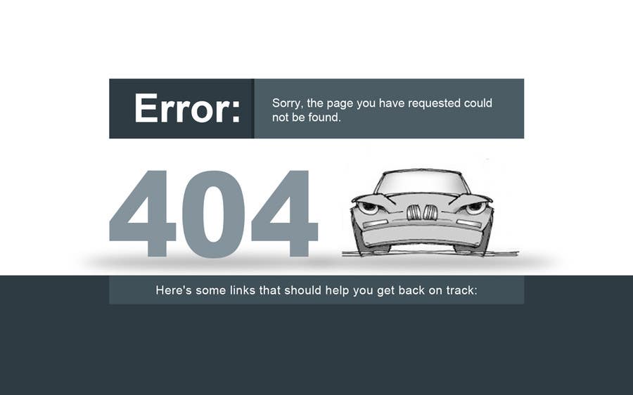 Konkurrenceindlæg #33 for                                                 Custom 404 page design
                                            