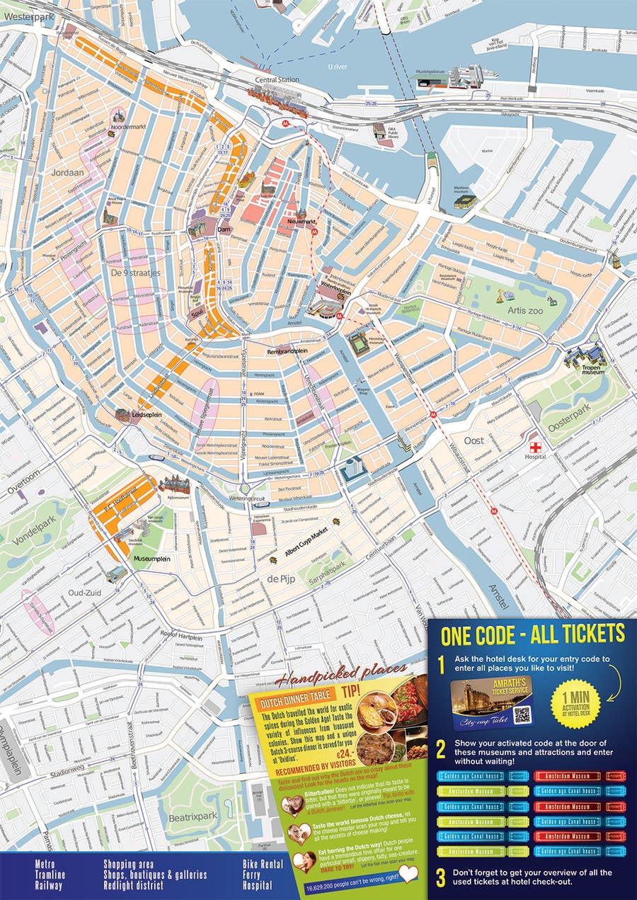 Proposition n°5 du concours                                                 Create city-map brochure design for hotel customer service + branding
                                            