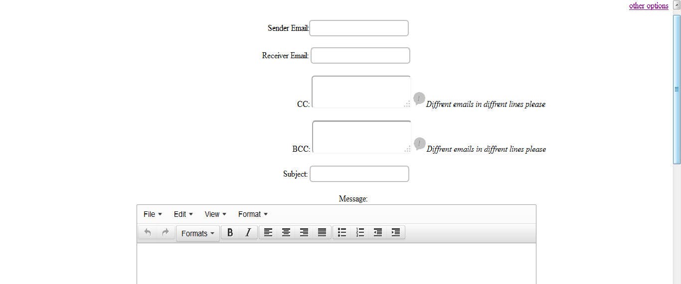 
                                                                                                                        Penyertaan Peraduan #                                            3
                                         untuk                                             Write some Software for Sending Delayed and Recurring Email
                                        